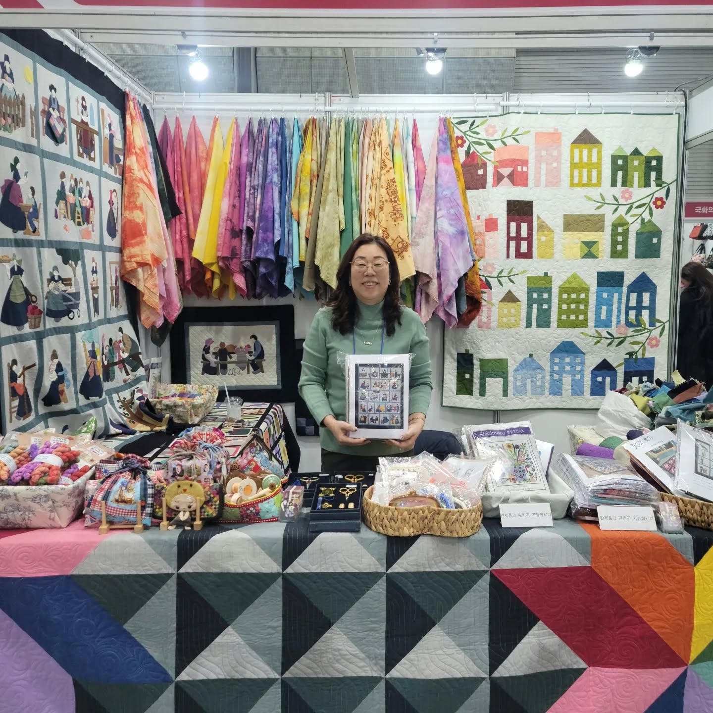 코엑스 페어 둘째 날 — 원단과 수업 소개
