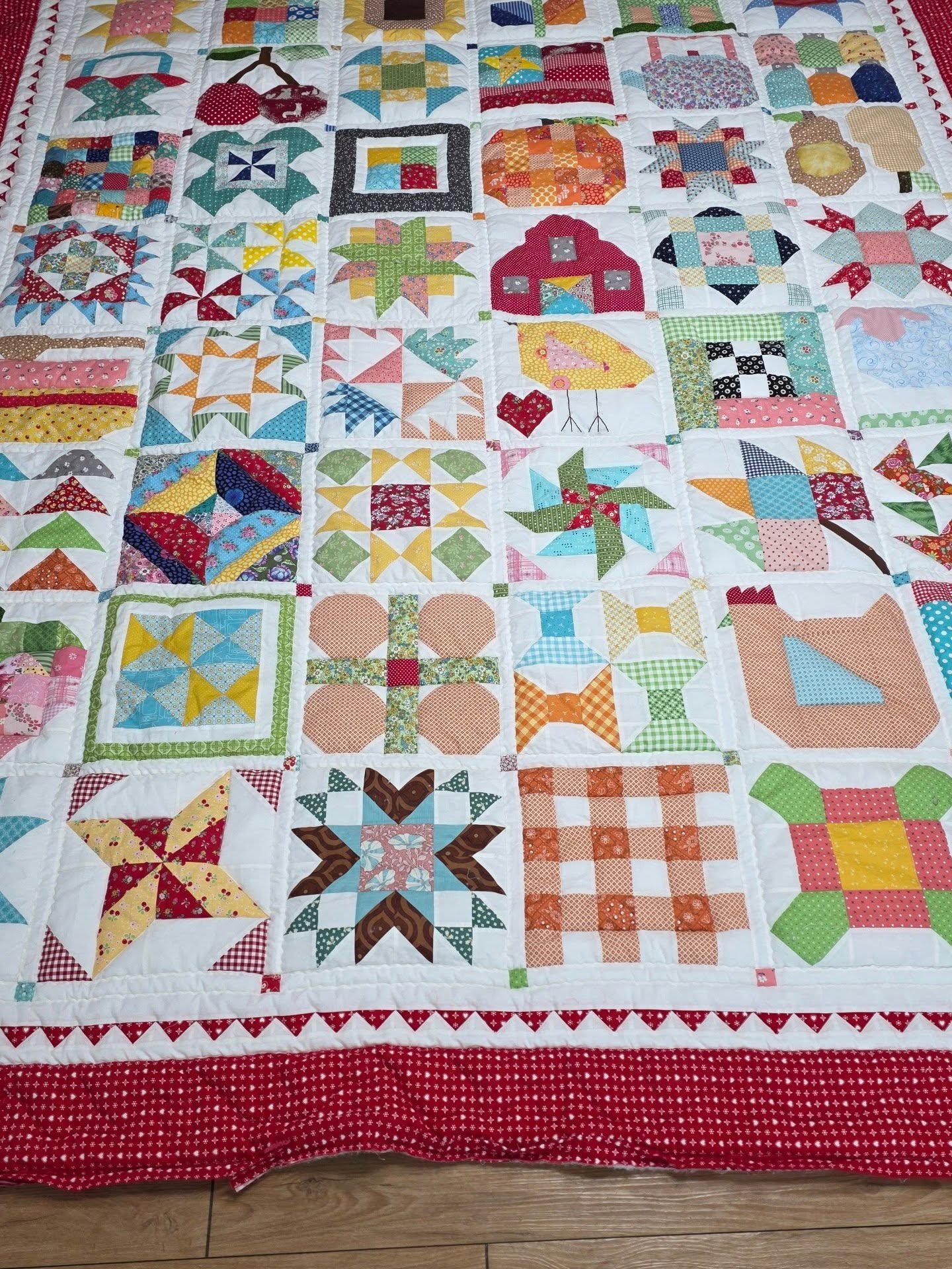 Farm Girl Vintage Sampler