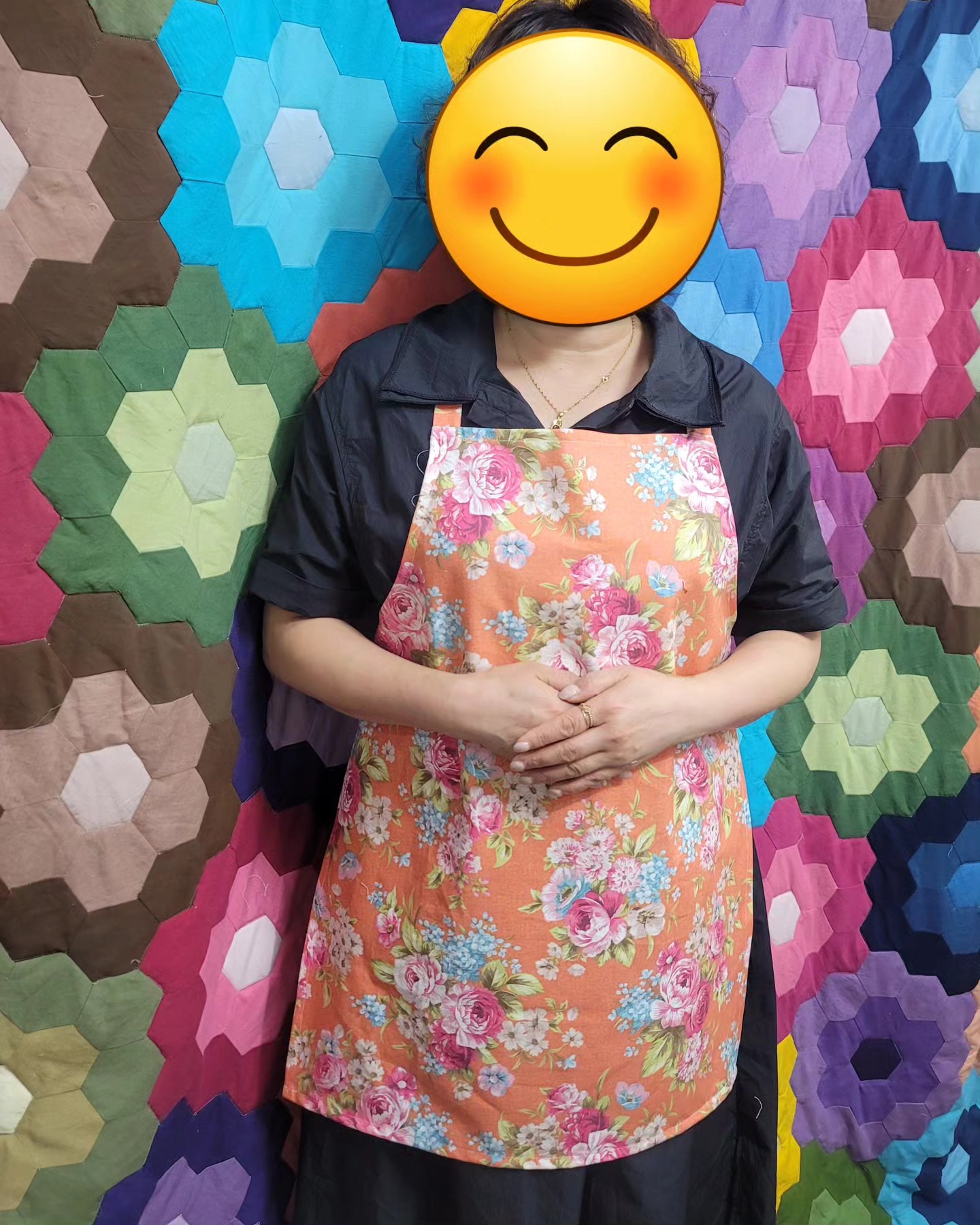 꽃무늬 손님용 앞치마 만들기