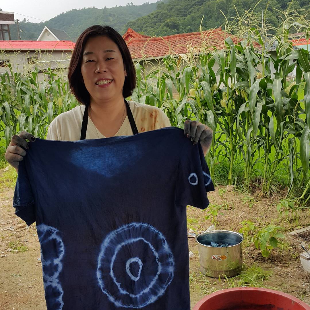쪽염색 티셔츠 워크숍