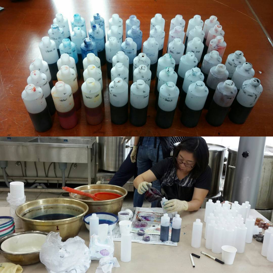 액상 염료 준비